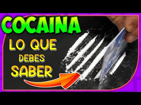 COCAÍNA ⚪ Peligros, consumo, precio, legal, multas, etc…