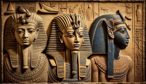 Representación artística de la sociedad del antiguo egipto.