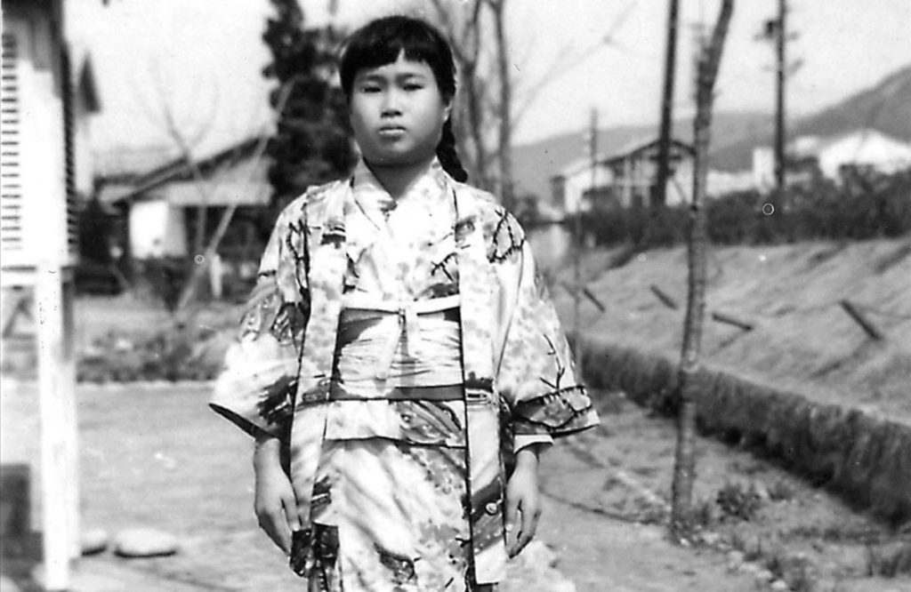 Retrato de Sadako Sasaki en 1955