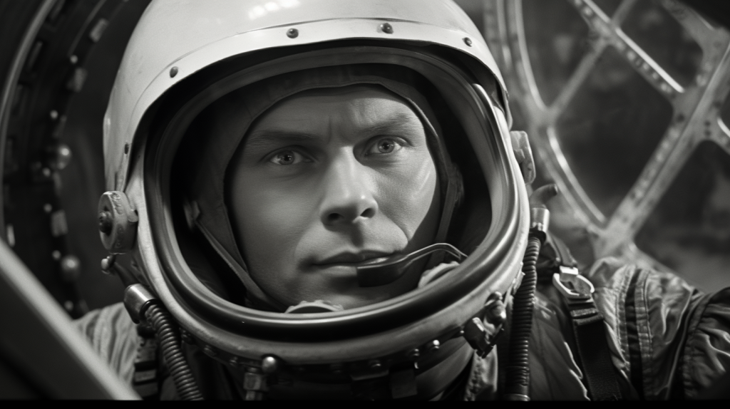 Yuri Gagarin, el primer hombre que viajó al espacio.