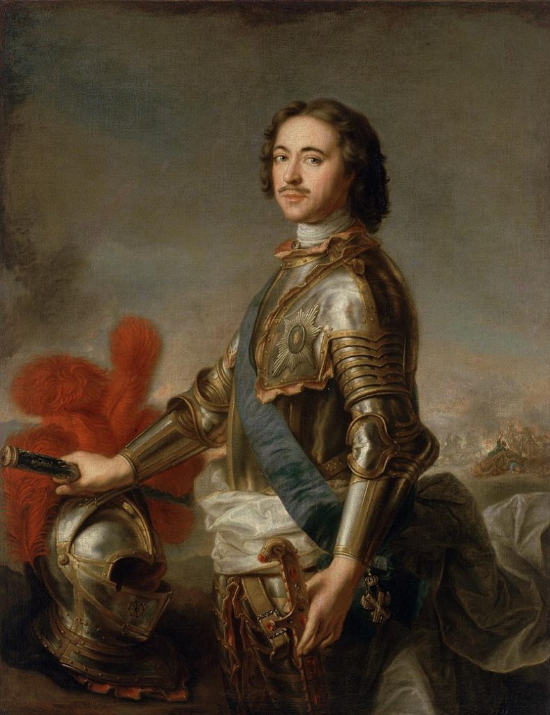 Retrato de Pedro el Grande (J.-M. Nattier)