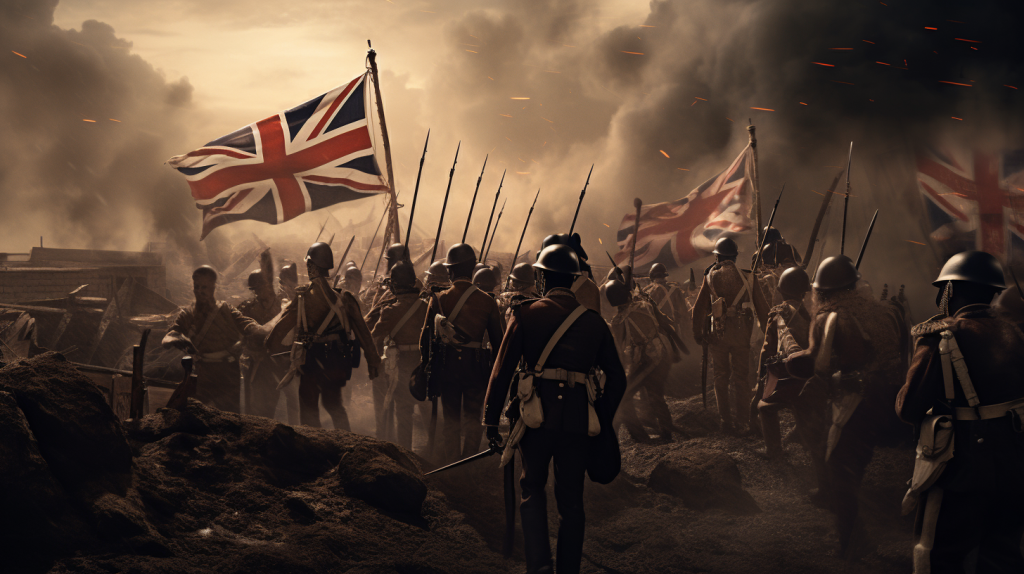 Soldados del Imperio Británico