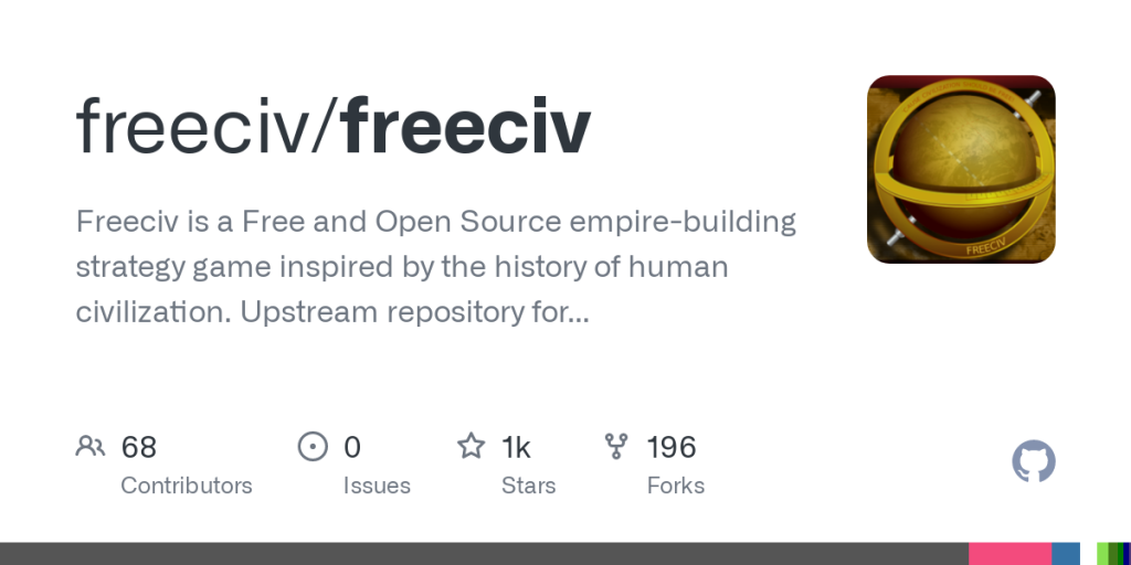 Freeciv en la plataforma Github